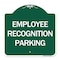 Signmission Designer Series Employee Recognition Parking, Green & White Aluminum Sign, 18" x 18", GW-1818-24562 A-DES-GW-1818-24562 - alternate 1